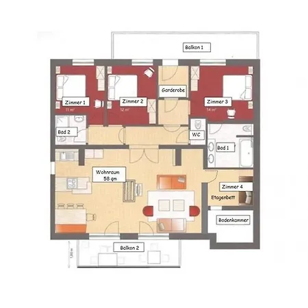 Seasons By In One Apartment